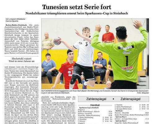 Tunesien setzt Serie fort